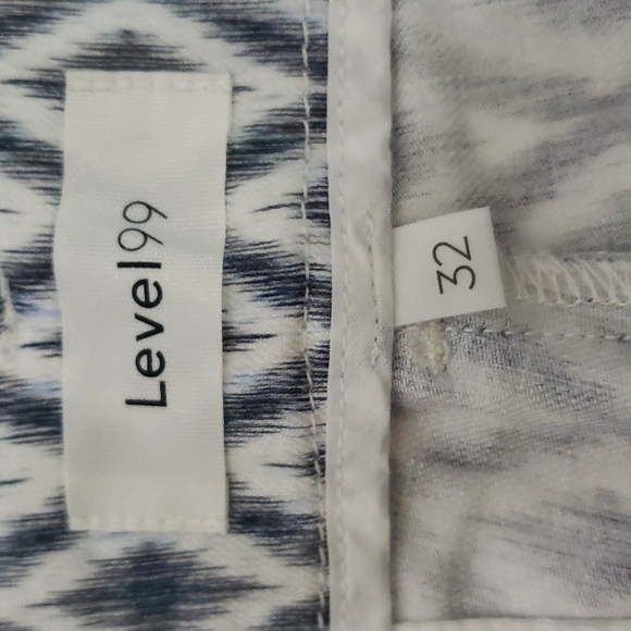 Level 99 Cindi Linen Blend Trouser  Short Size 32/14 - Picture 6 of 9